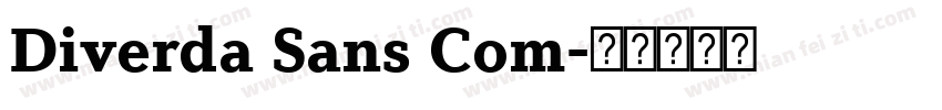 Diverda Sans Com字体转换